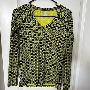 Under Armour Women's Geometric Yellow Top